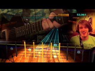 Pewds tries to play muse plug in baby (rocksmith)