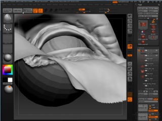 Gnomon sculpting wrinkles in zbrush 5