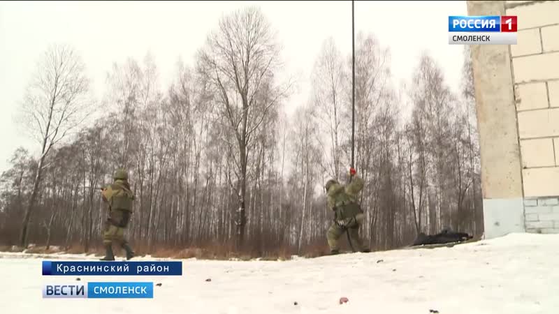 Бойцы росгвардии отработали навыки под смоленском
