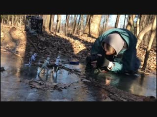 This photographer uses a fire work and toy storm troopers to make it look like special effects