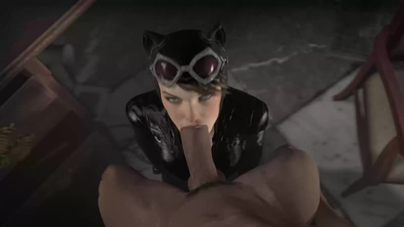 Catwoman bbc; oral sex; minet; blowjob; deepthroat; facefuck; licking; 3d sex porno hentai; (by spok) [dc comics &amp; batman]