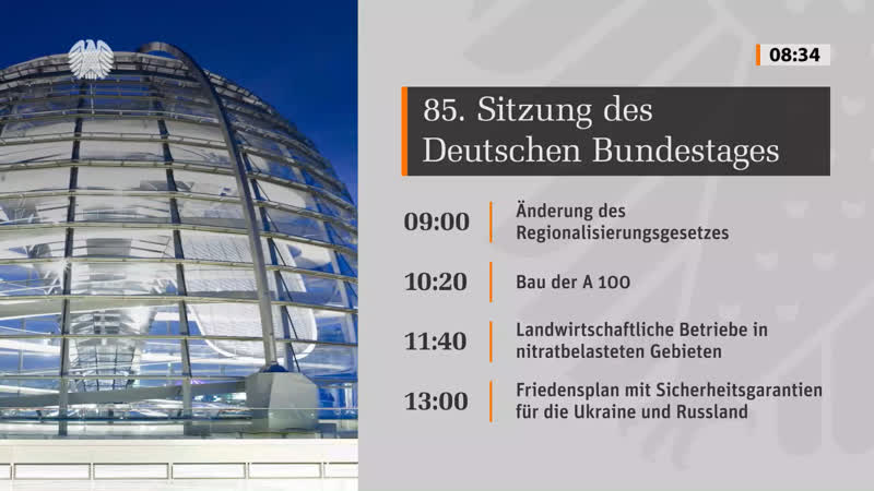 Live 85 bundestagssitzung | friedensplan für die ukraine und russland | energieversorgung im winter 2023/2024
