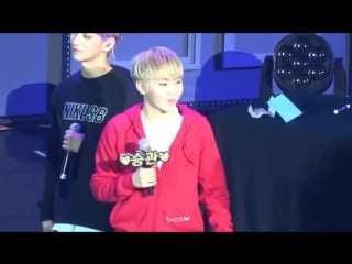 [170211] seungkwan @ first fanmeeting «seventeen in carat land» day 2