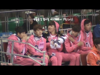 140113 bts (+ suga bear) @ isac