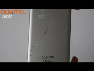 Cut apart oukitel k6000 like mad max crazy smartphone 2015