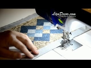Patchwork tutorial seminole rychlé šití z pruhů ubrus prostírání polštář