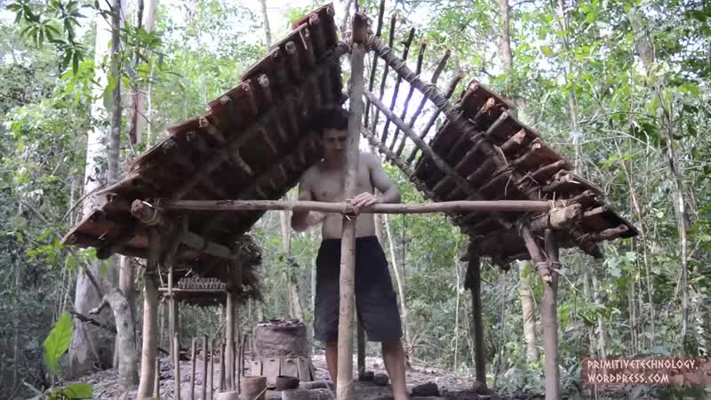 Primitive technology tiled roof hut primitive technology tiled roof hut primitive technology tiled roof hut primitive technol