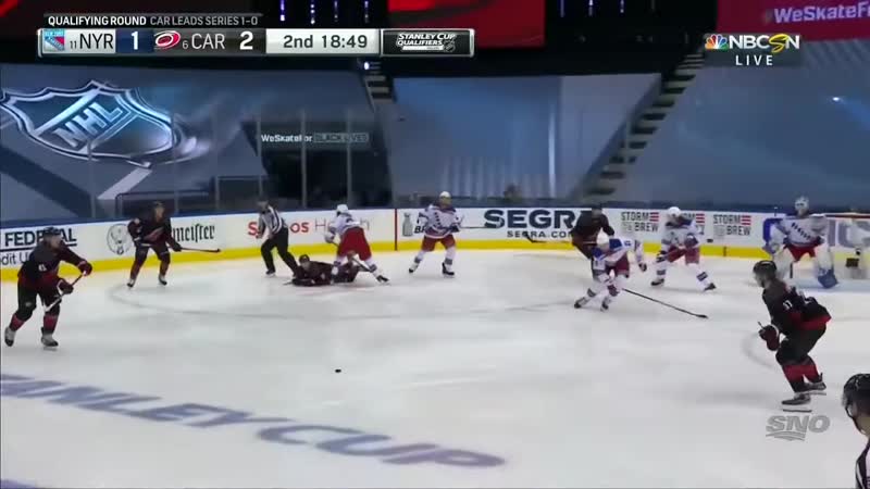 [sportsnet] gotta see it andrei svechnikov scores hurricanes' first ever playoff hat trick