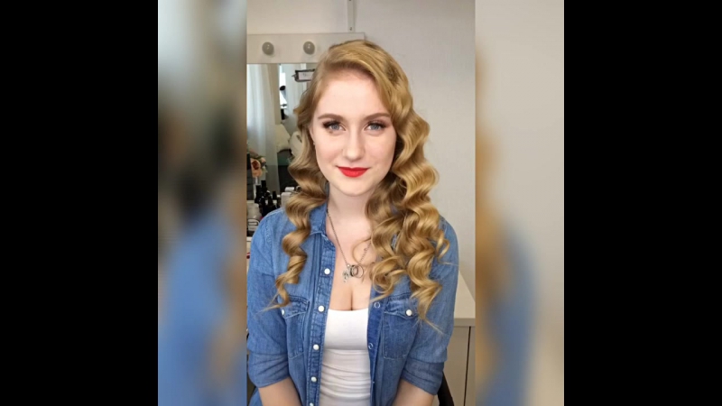 Прическа porn video – Макияж и прическа с ретро эффектом