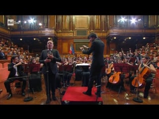 Concerto di natale nell'aula del senato (roma, )