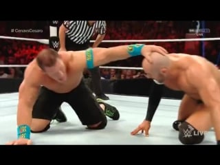 53 сезаро против джона сины; выпуск monday night raw от 6 июля 2015 года