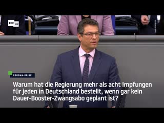 Warum hat die regierung mehr als acht impfungen für jeden in deutschland bestellt, wenn gar kein booster zwangsabo geplant ist?