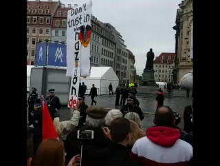 Dresden ankunft merkel