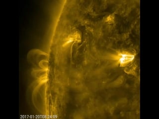 Gyrating active region