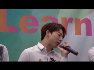 23 09 2016 fancam u kiss (hoon focus) take it slow @ learntogether