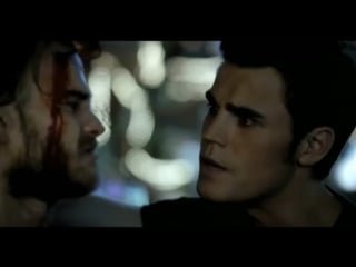 Дневники вампира 3x01 клаус и стефан пристали к оборотню в баре