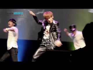 [fancam] minwoo machinesexy cute dancing at 2013 asia fan meeting janus in singapore