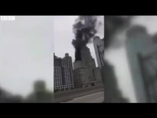 New york fire breaks out at trump building, пожар в нью йорке