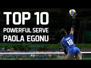 Top 10 powerful serve by paola egonu