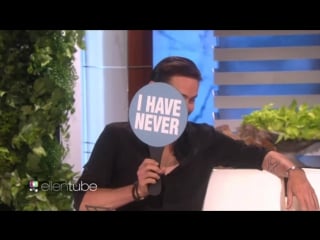 [rus subs]ellen show drake and jared leto play never have i ever