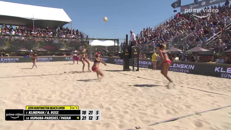 Team porn video – Sarah pavan layout and swing against the a team avp huntington beach open 2019