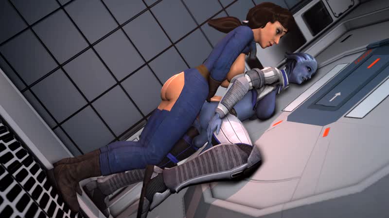 (no sound)elizabeth&liara t'soni futa on female [mass effect;bioshock infinite;porn;dickgirl;futanari;;sex;порно;3д]