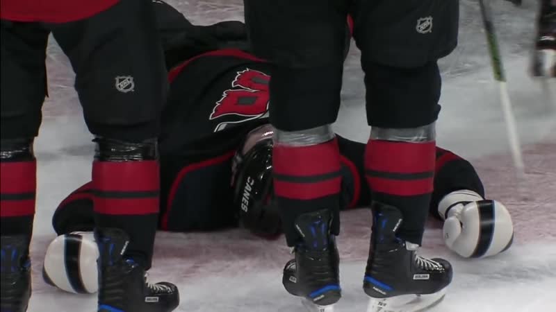 Evander holyfield kos jordan martinook during hurricanes celebrati