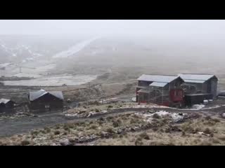 Road update snow time at 3222m afriski right now! please note roads have been cleared and open to 2x4 vehicles for now pleas