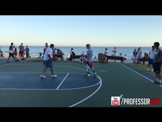 Professorlive professor vs trash talker 1 on 1 for $100 epic beach court (24 05 2017)