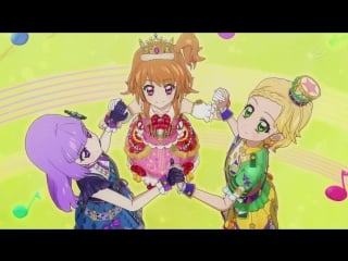 Aikatsu 147 oozora akari & hikami sumire & shinjō hinaki luminas – little beat, little wing [rus sub] kaраоке