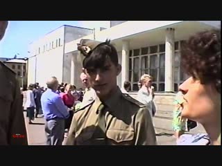 Street interviews russian ussr trams krasnoyarsk siberia russia 1994