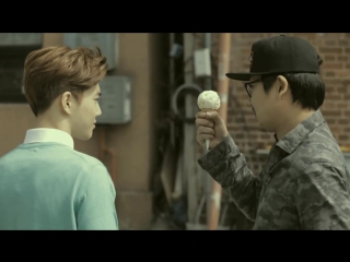 [video] 150504 baskin robbing movie theater popcorn ice cream advertisement making video