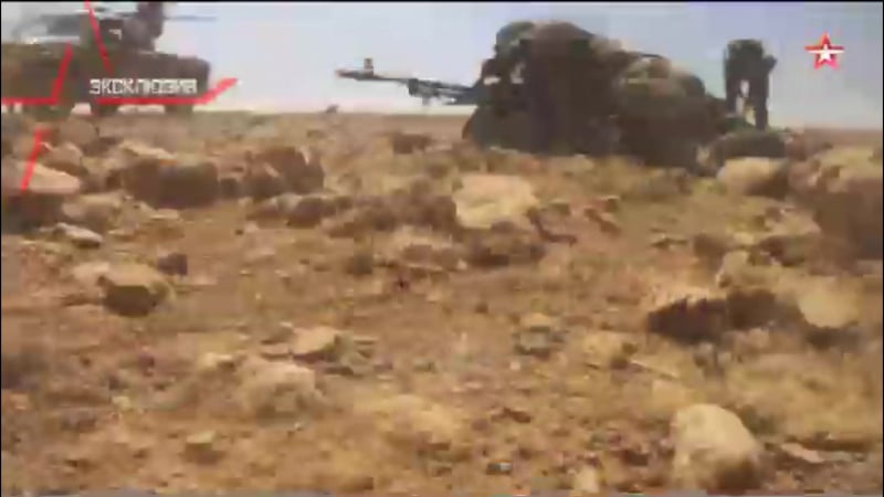 Снайпер игил* ведет огонь и уничтожается выстрелом из рпг (кадры от первого лица)