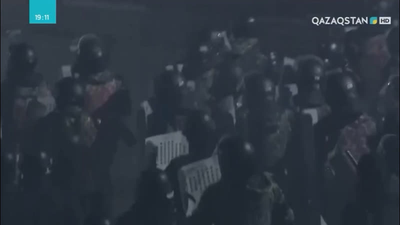 В центре алма аты столкновения с силовиками