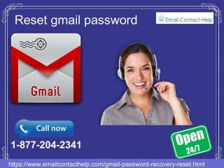 Resolve big gmail hindrances in seconds, join reset gmail password 1 877 204 2341 now