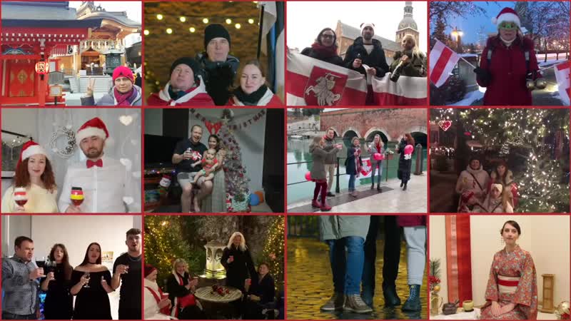 Віншаванне ад беларусаў свету з 42 краін нашыя паўсюль