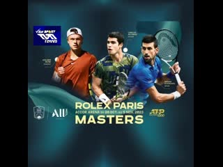 Atp rolex paris masters 2023 round 2 циципас оже альяссим (прямой эфир)