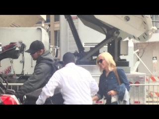 Dean ambrose and renee young arrive at raw 8 17 15