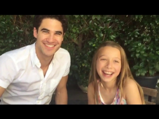 Avery rehl is pretty excited for showcase, and apparently @darrencriss is too! #dreamerstakenyc @hedwigonbway