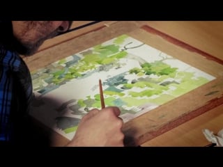 Jonathan edwards aira force watercolour time lapse