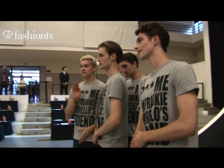 Frankie morello backstage ft lcmdf milan men u0027s fashion week spring 2012 fashiontv