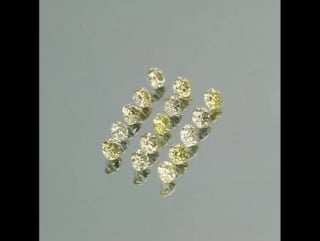 Fancy yellow diamond round shape 0 62 cts 2мм natrual loose diamond