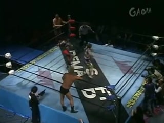 Yoshiaki fujiwara, mariko yoshida vs yuki ishikawa, carlos amano (3/25/2005)