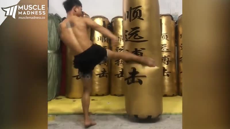 Madness porn video – Ong bak in real life muscle madness