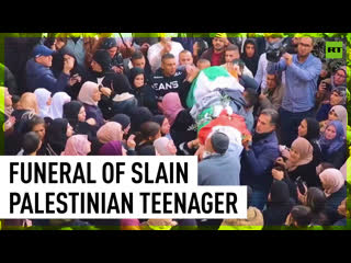 Hundreds attend funeral of 16 year old girl shot by idf in jenin