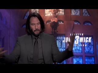 John wick 3 cast interviews keanu reeves, halle berry, ian mcshane, lance reddi