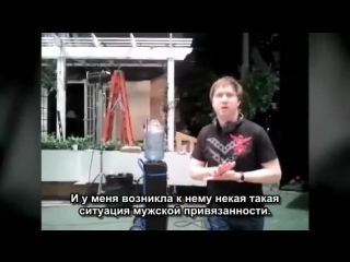 За кулисами с мэттом дэвисом rus sub by twilightru