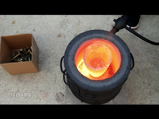 Making 5 pound brass ingot from bullet shells