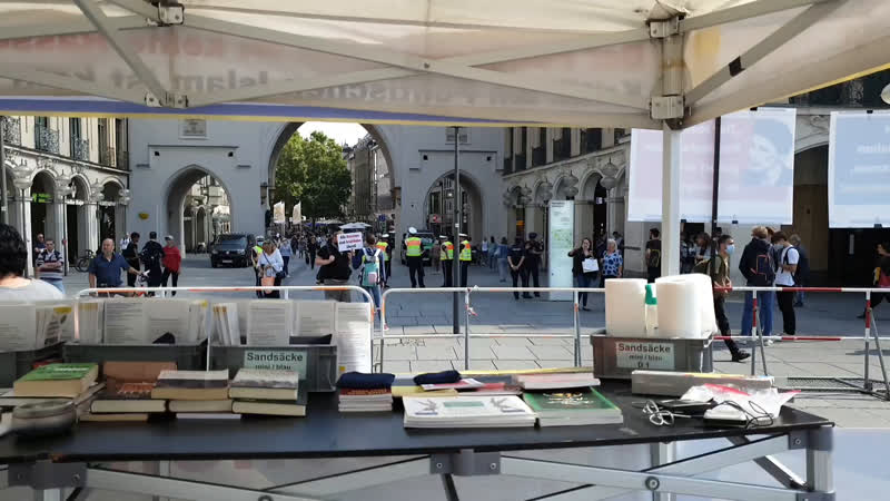 Bpe mit michael stürzenberger live aus münchen/stachus
