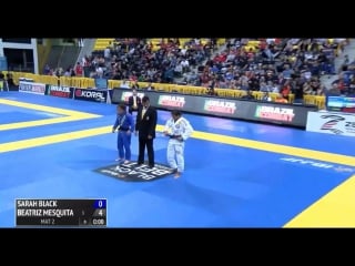Ж sarah black vs beatriz mesquita ibjjf 2016 worlds